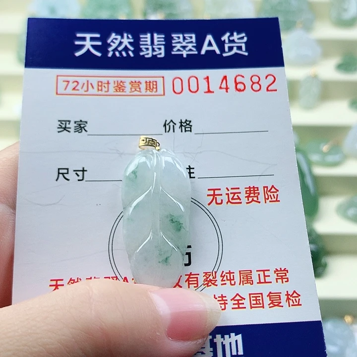 颈饰未镶嵌翡翠吊