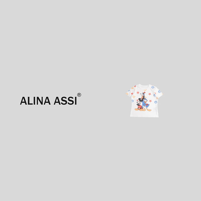 【一个艺】2025春夏新款百搭时尚T恤简约显瘦短袖上衣YMU899