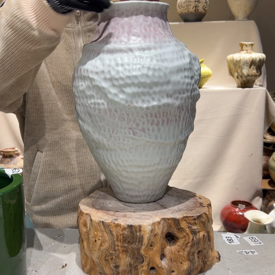 景德镇高温陶瓷407花瓶摆件花瓶摆件
