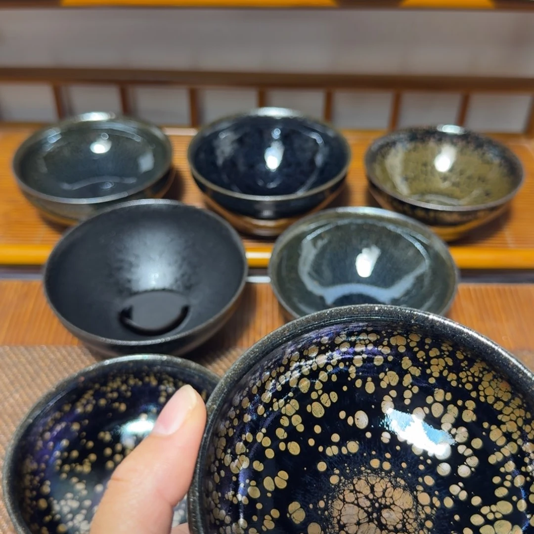 茶盏驿**心建盏手工制作主人杯茶杯