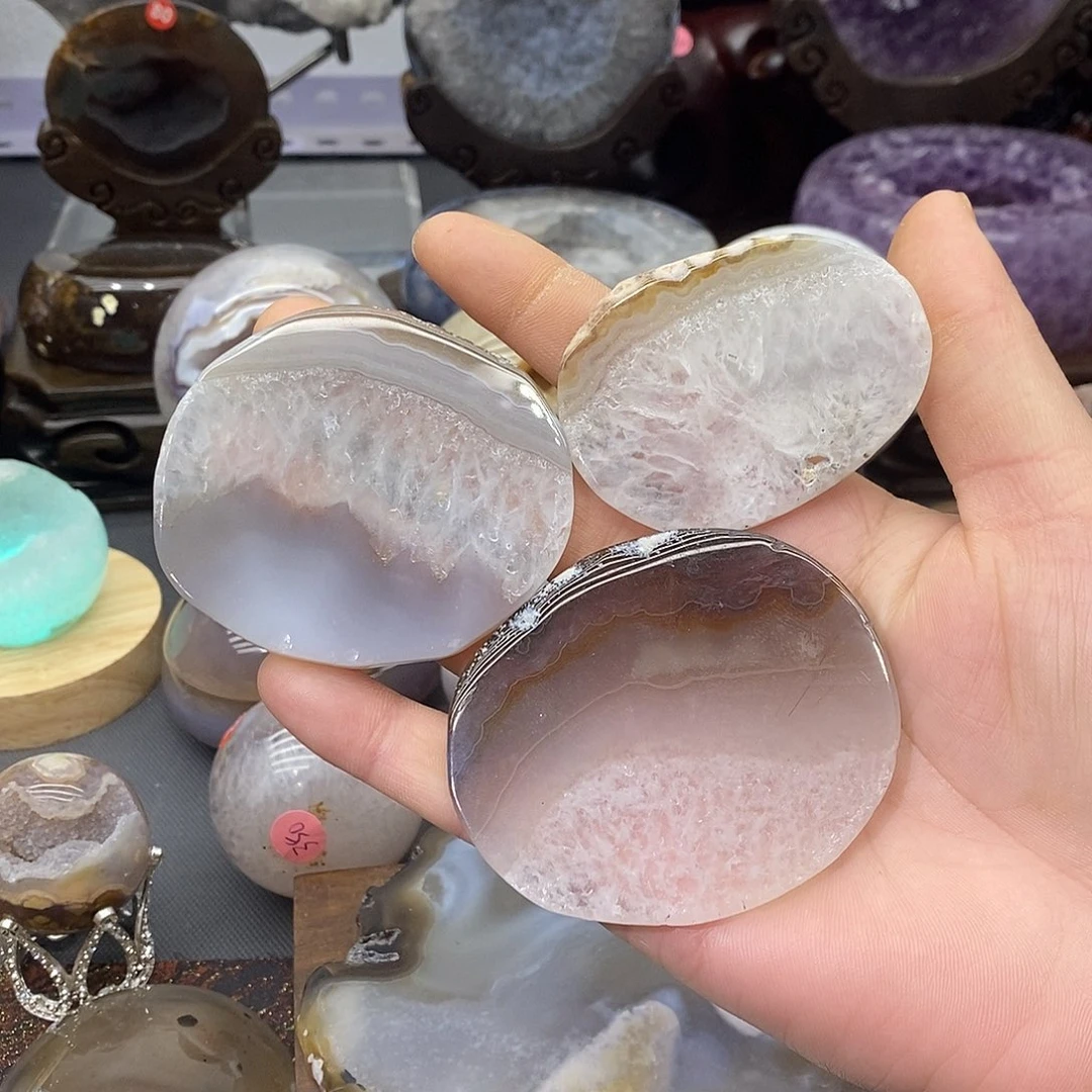 未镶嵌摆件紫晶玛瑙片