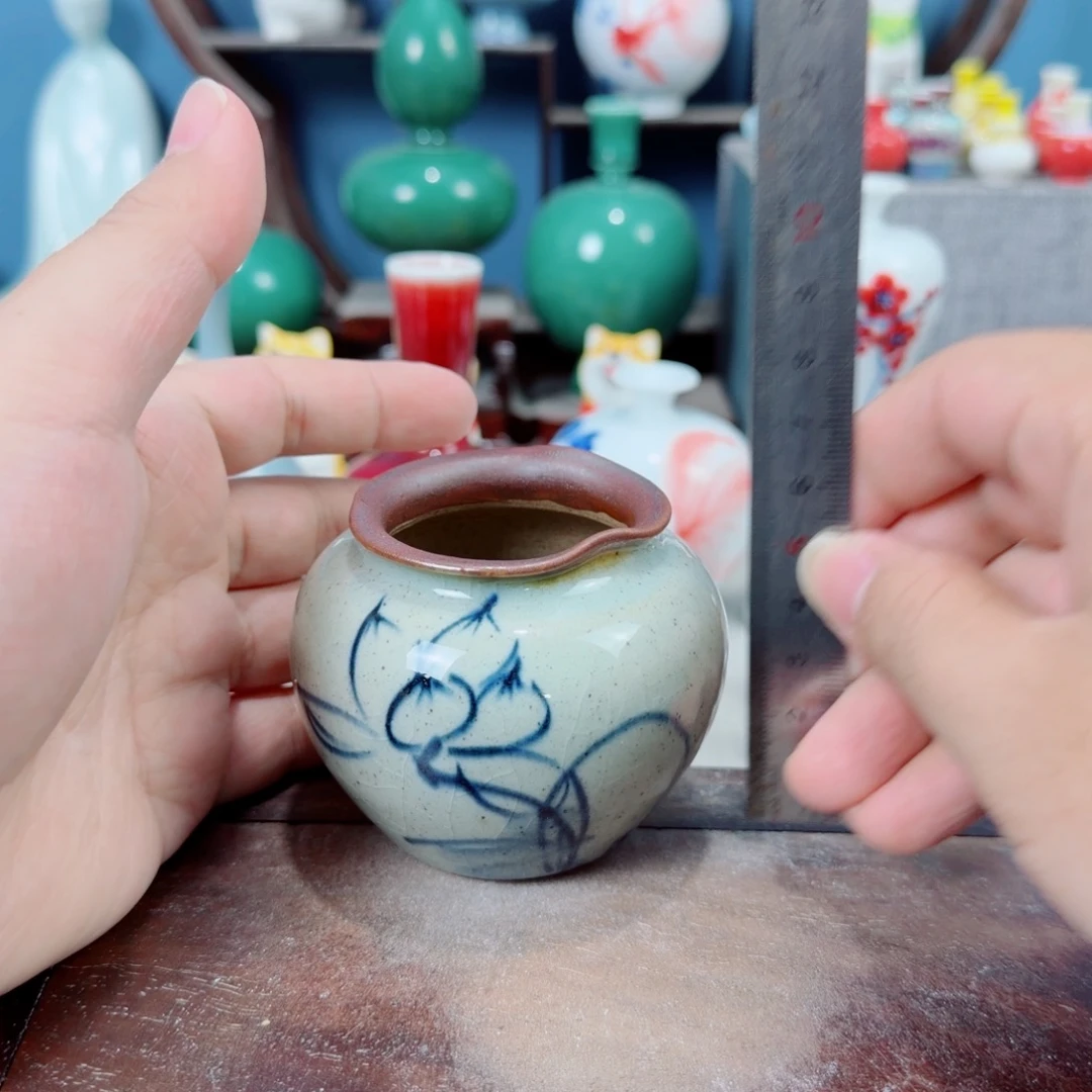 陶瓷手工小花器摆件