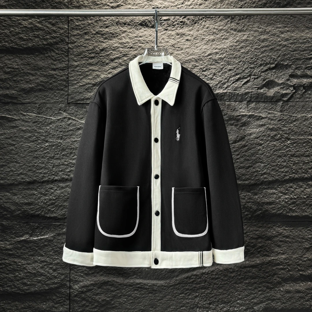 CB-23456-冬季新款时尚百搭简约连帽外套*H