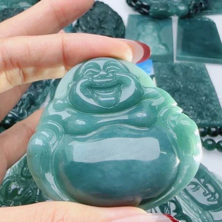 翡翠未镶嵌颈饰多样性发货天然A货翡翠