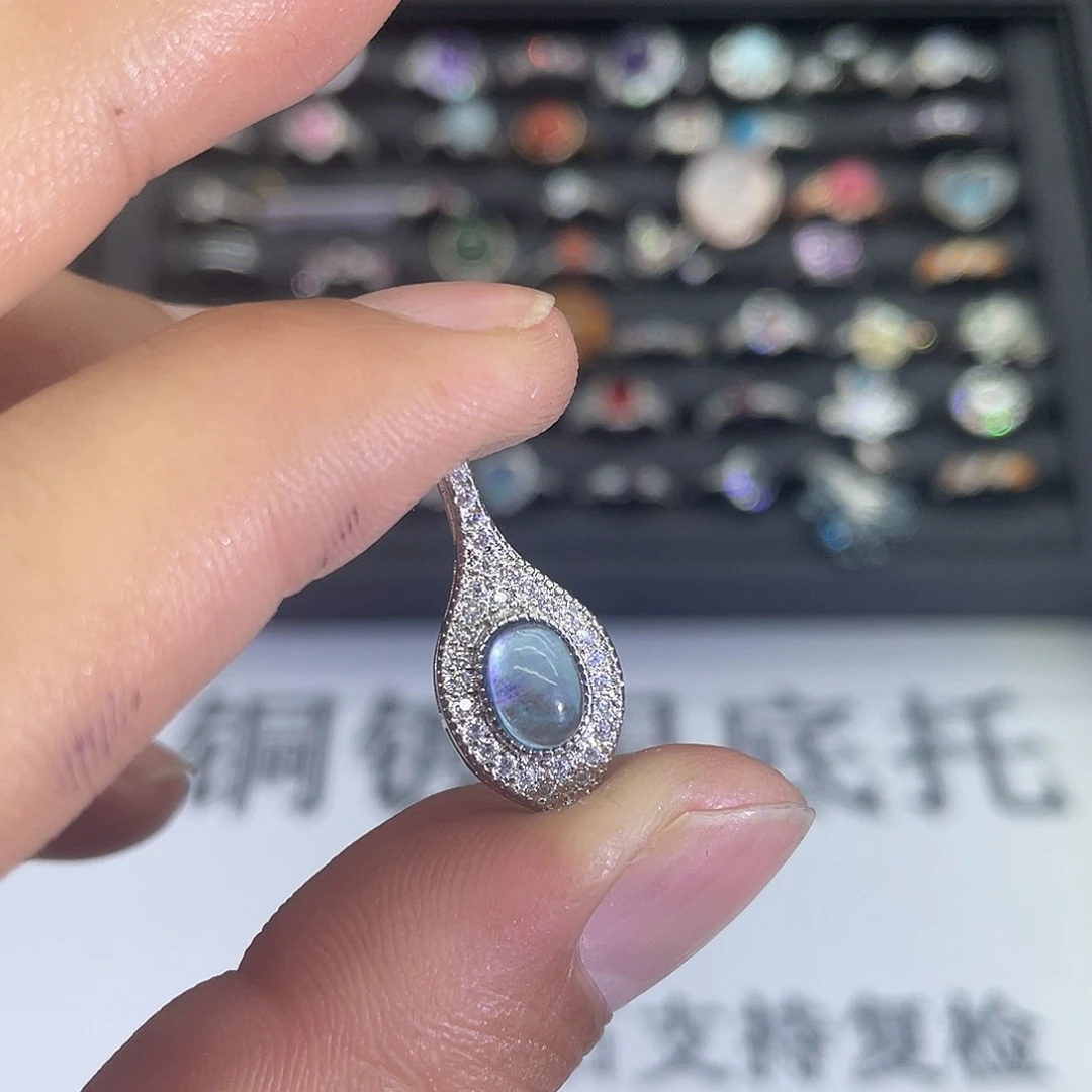 紫晶珠宝半成品未镶嵌