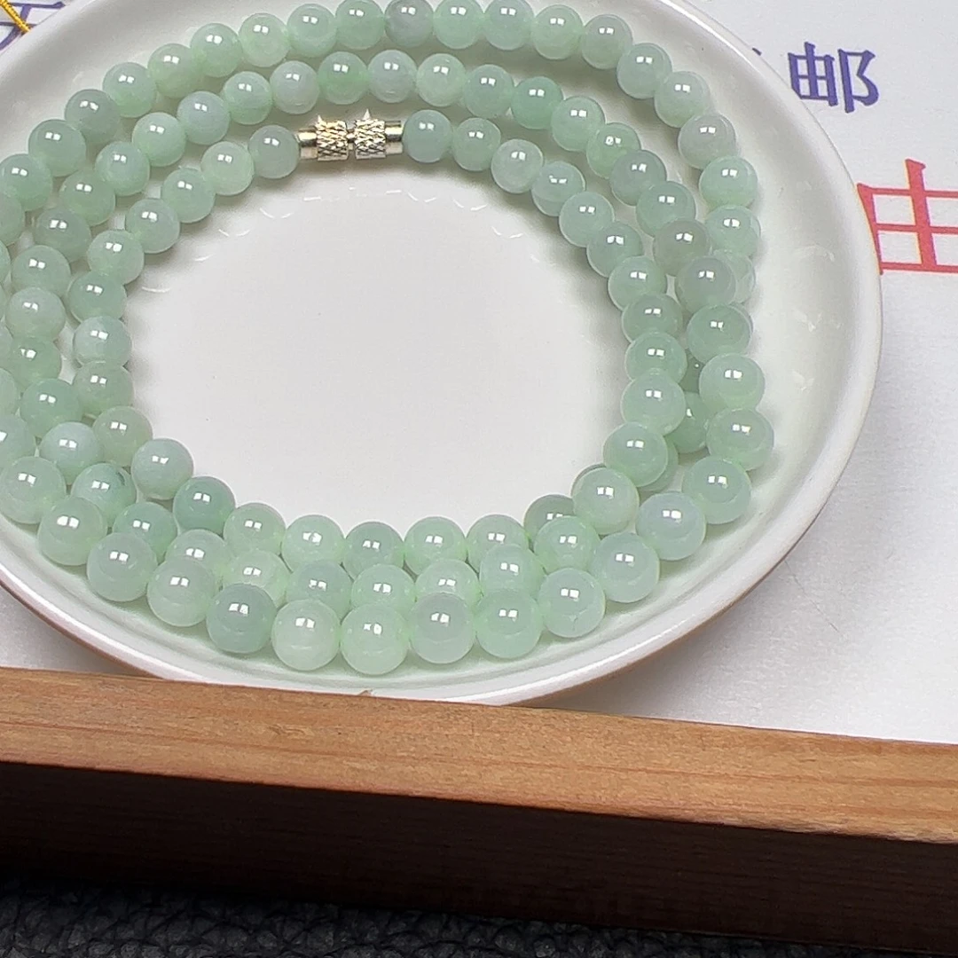 昙***煜翡翠散珠 货主老年卡5++