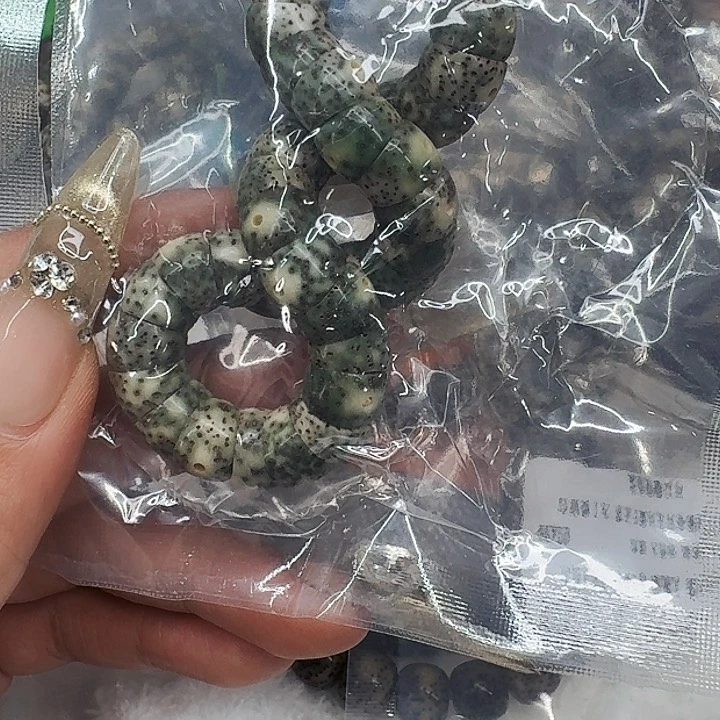 星月菩提手串408荣耀绿星月菩提猪大肠10单圈