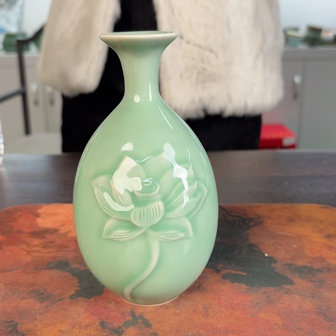 龙泉云间青瓷小米茶器