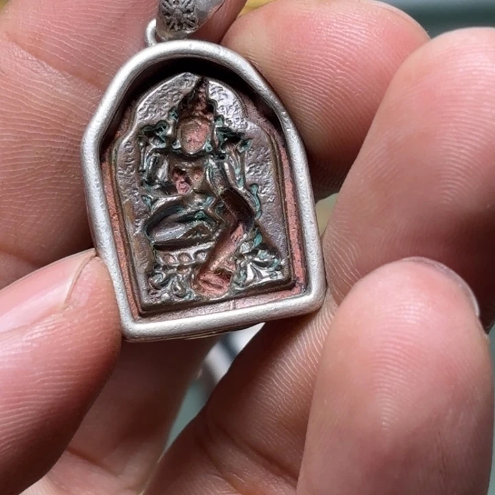 铜星月菩提挂件菩提