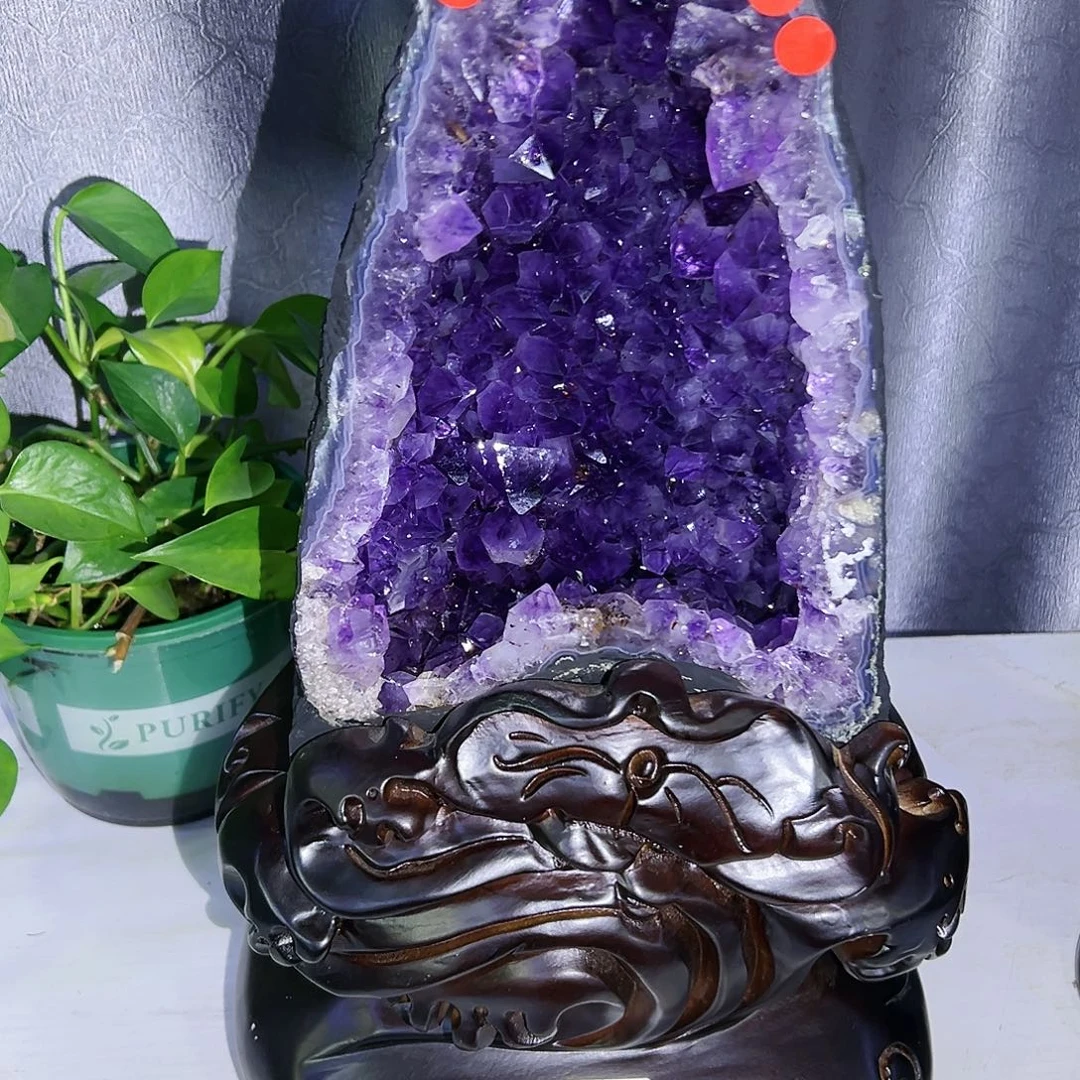 紫晶未镶嵌大型摆件（非配饰）