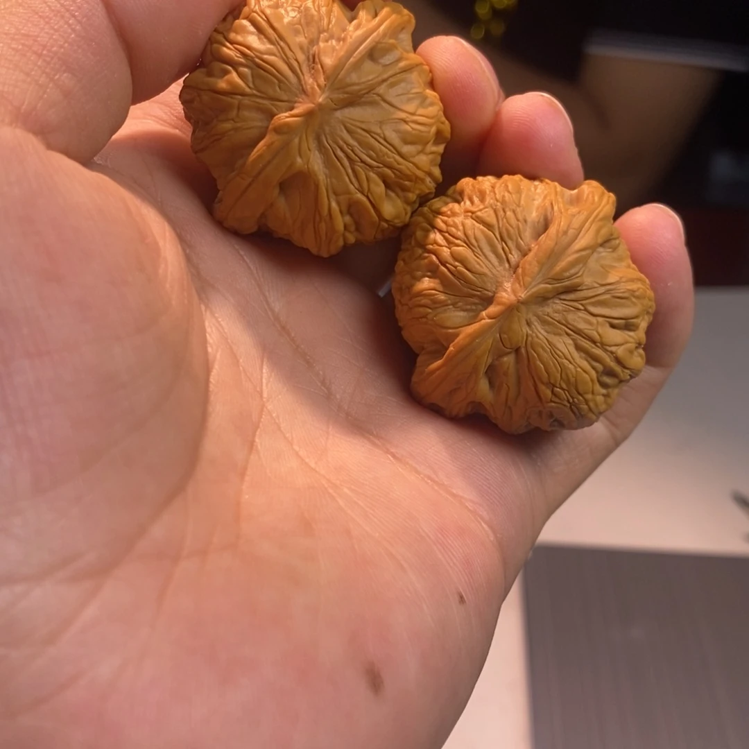 文玩核桃把件睡***羊062战鼓