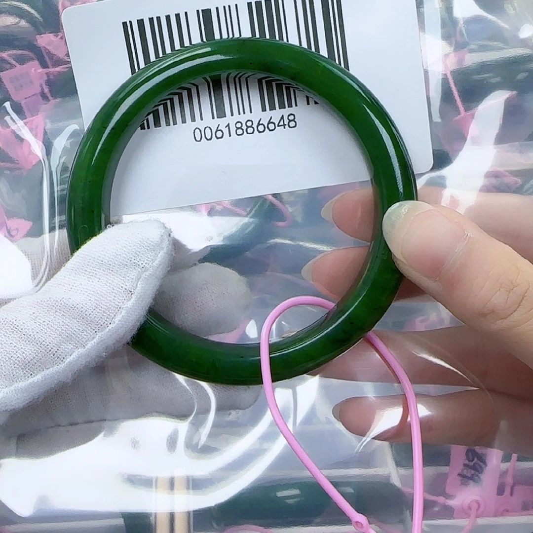 和田玉（碧玉）手镯未镶嵌6162