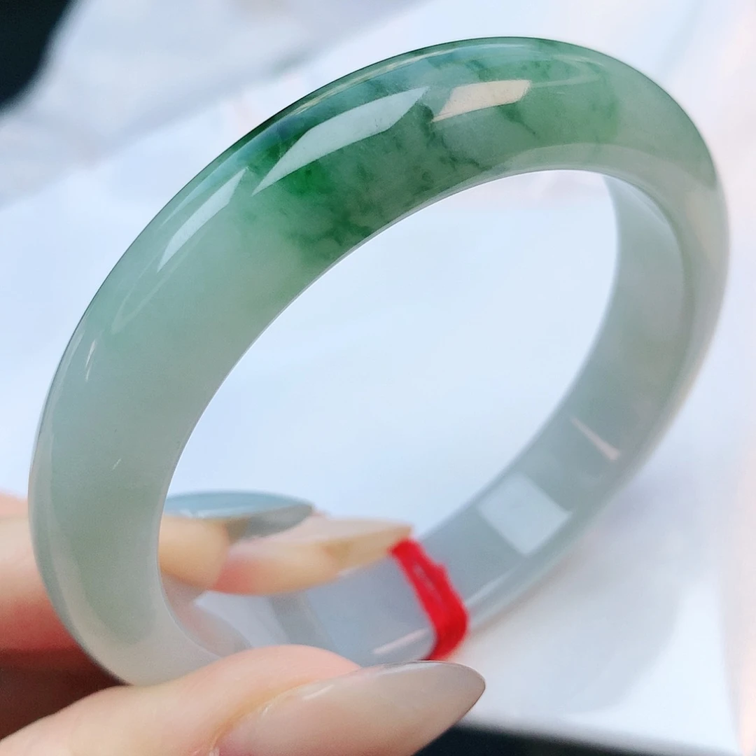 未镶嵌手镯翡翠54圈口881418
