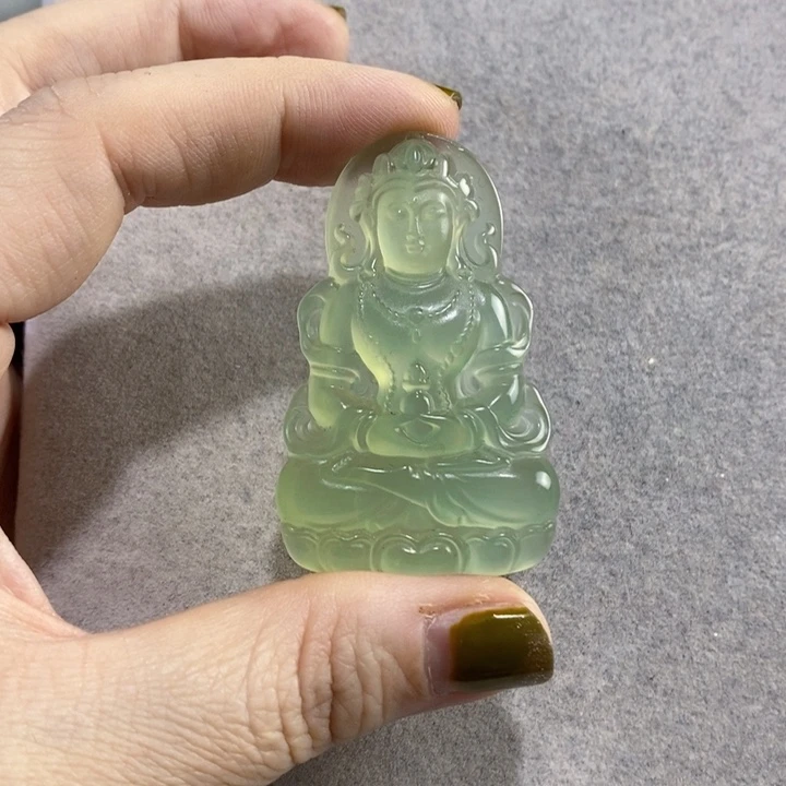 未镶嵌岫玉挂件吊坠