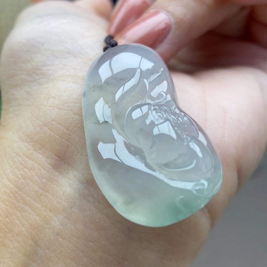 翡翠未镶嵌颈饰吊坠31