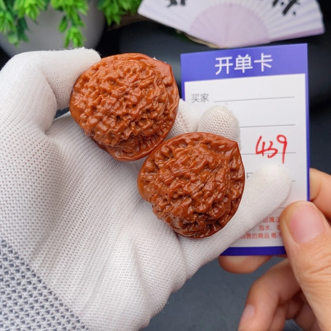 文玩核桃把件38官帽439