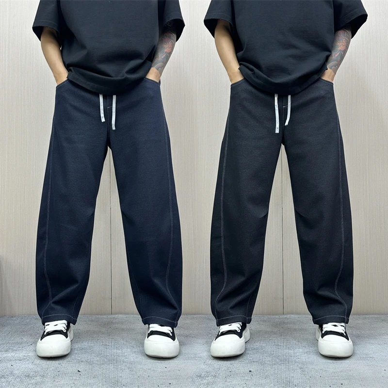 昊Studio秋季新款男士潮流百搭高街男潮流直筒宽松休闲百搭休闲裤