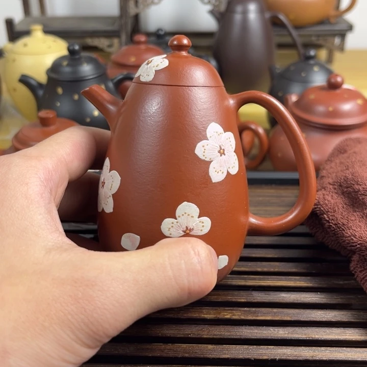 紫砂茶壶大***?原矿紫砂半手工制作