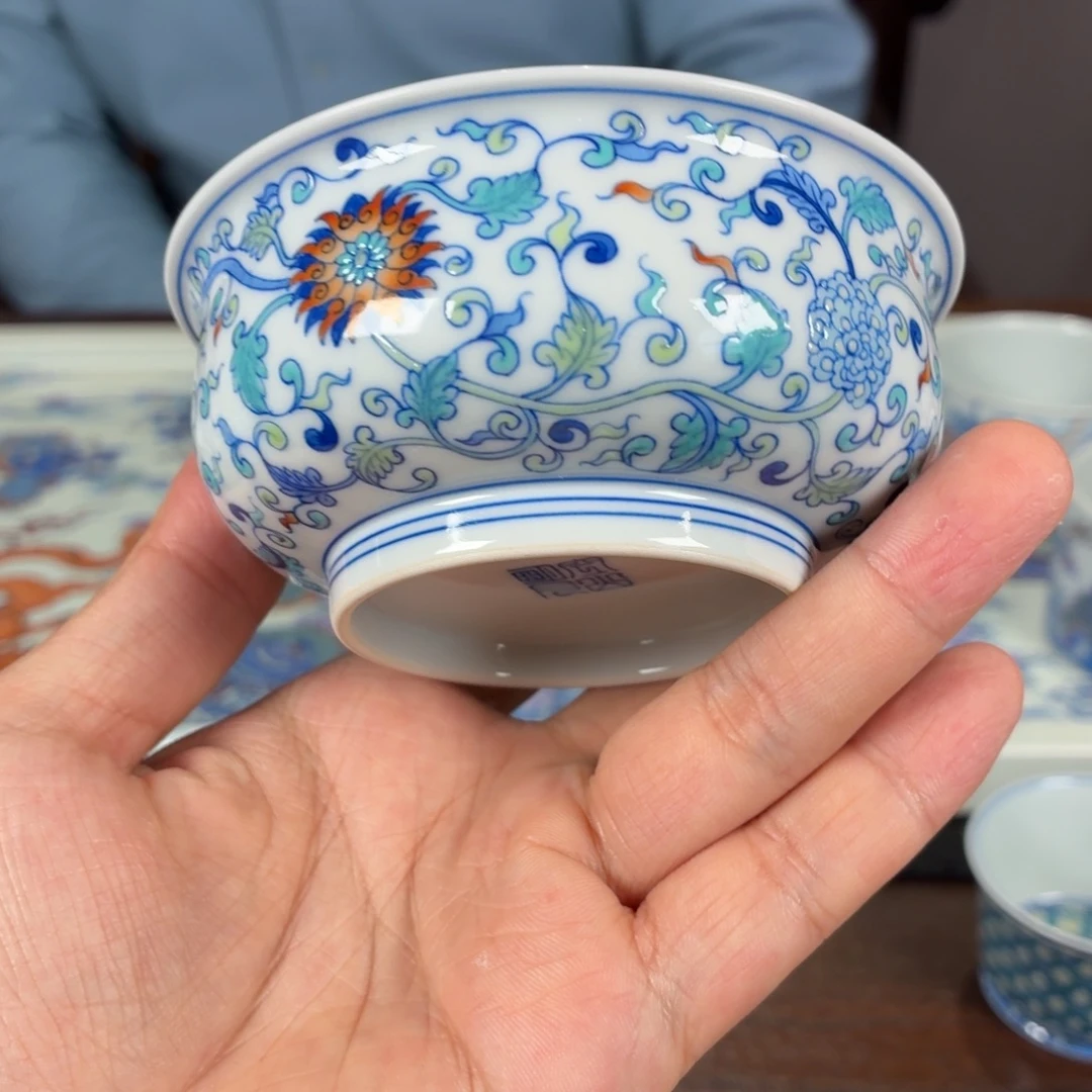 杯子瓷瓷姑娘景德镇陶瓷艺术