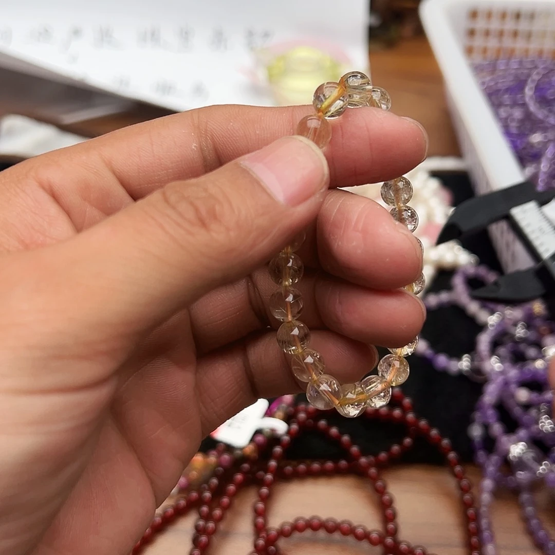 发晶手链未镶嵌手链