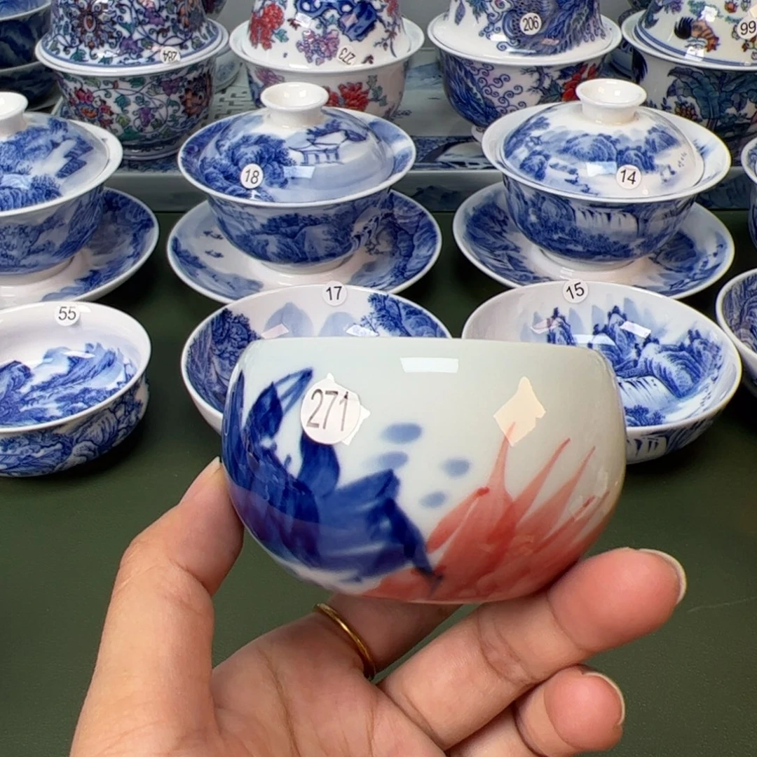 木木景德镇纯手工纯手绘茶具271