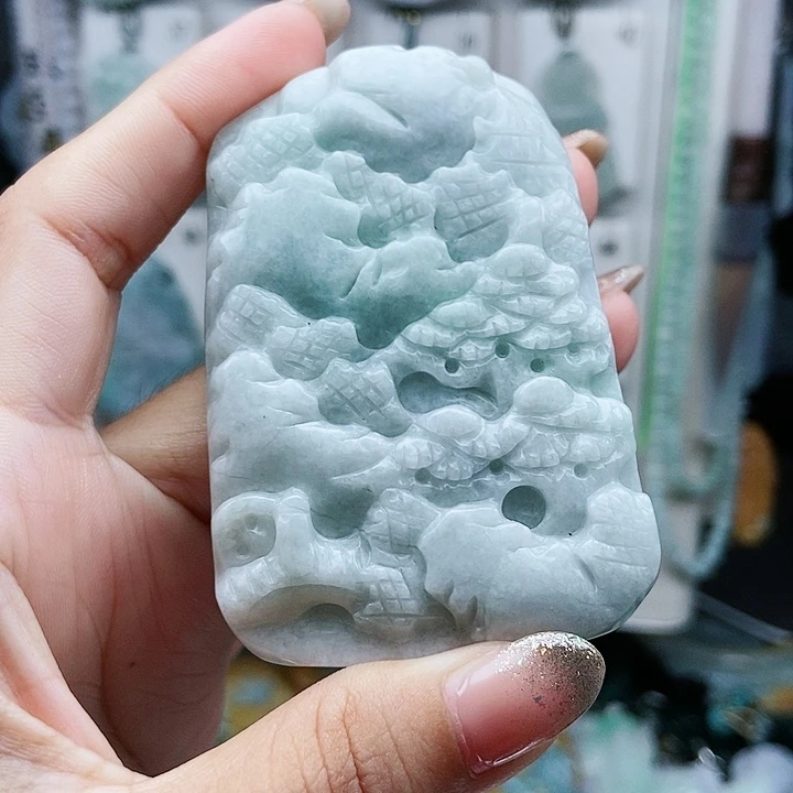 翡翠未镶嵌颈饰翡翠