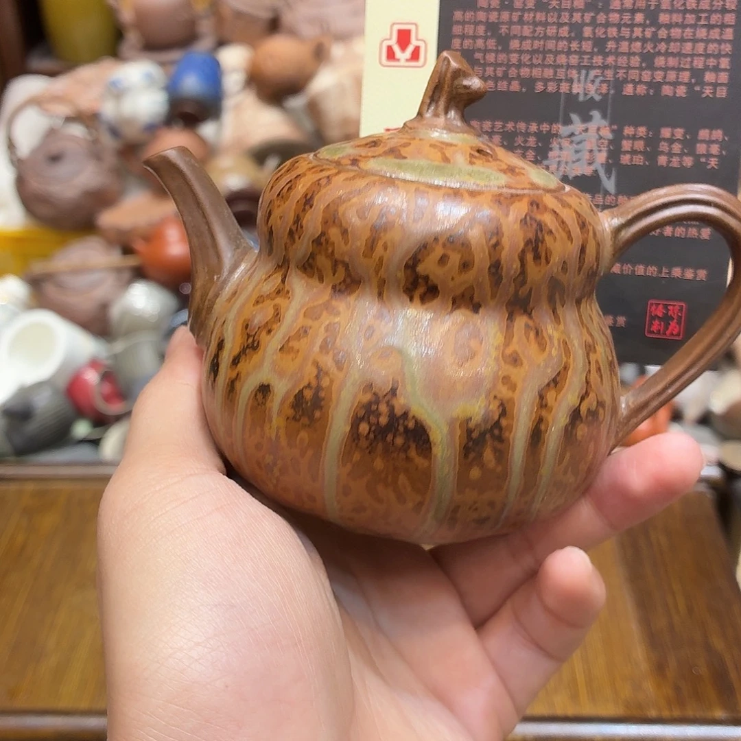 柴烧老岩泥茶器皿