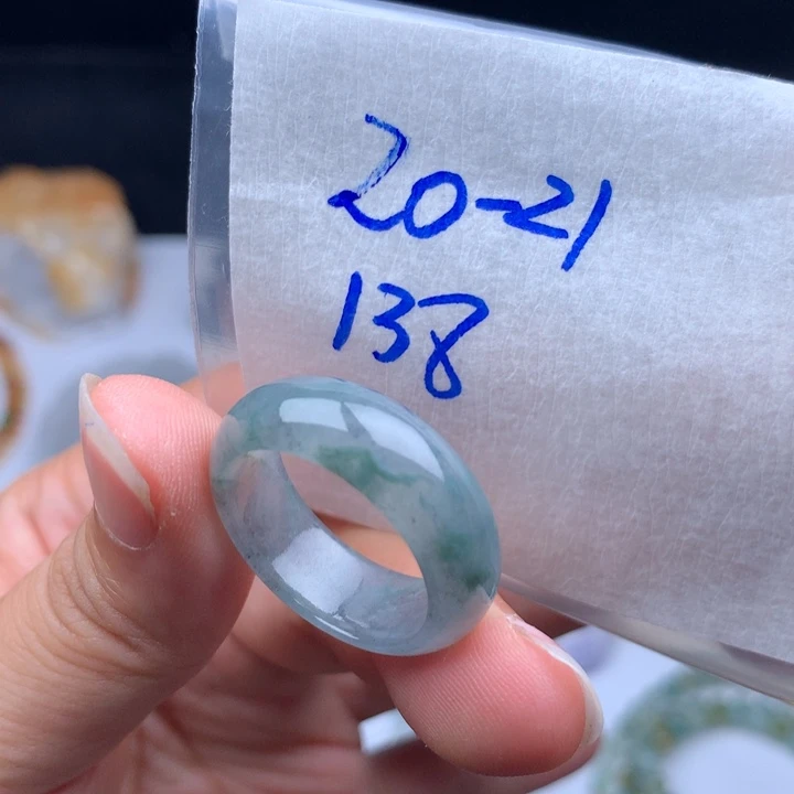 未镶嵌戒指翡翠戒圈
