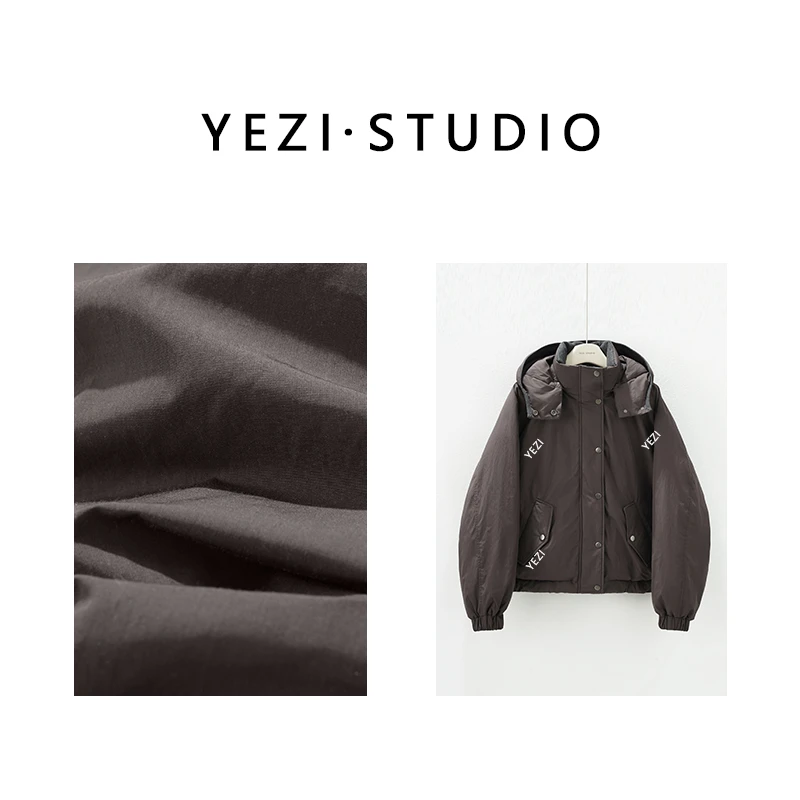 【现货速发】【玫瑰谷】90白鹅绒轻暖飞行员夹克短款鹅绒服25408006