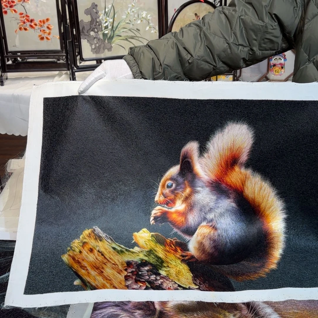 织绣纯手工制作工艺