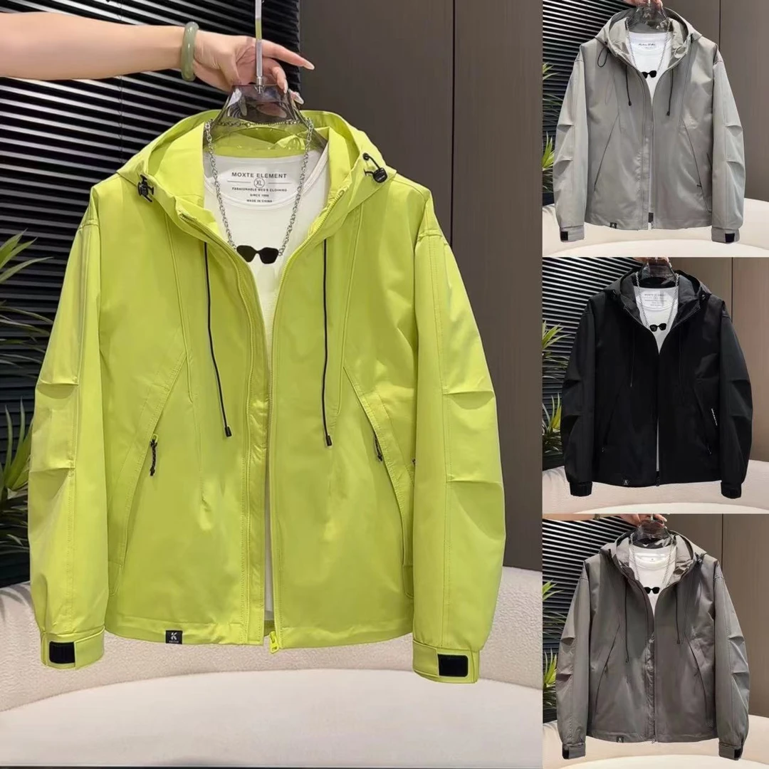 秋季极简风纯色时尚户外休闲百搭外套801