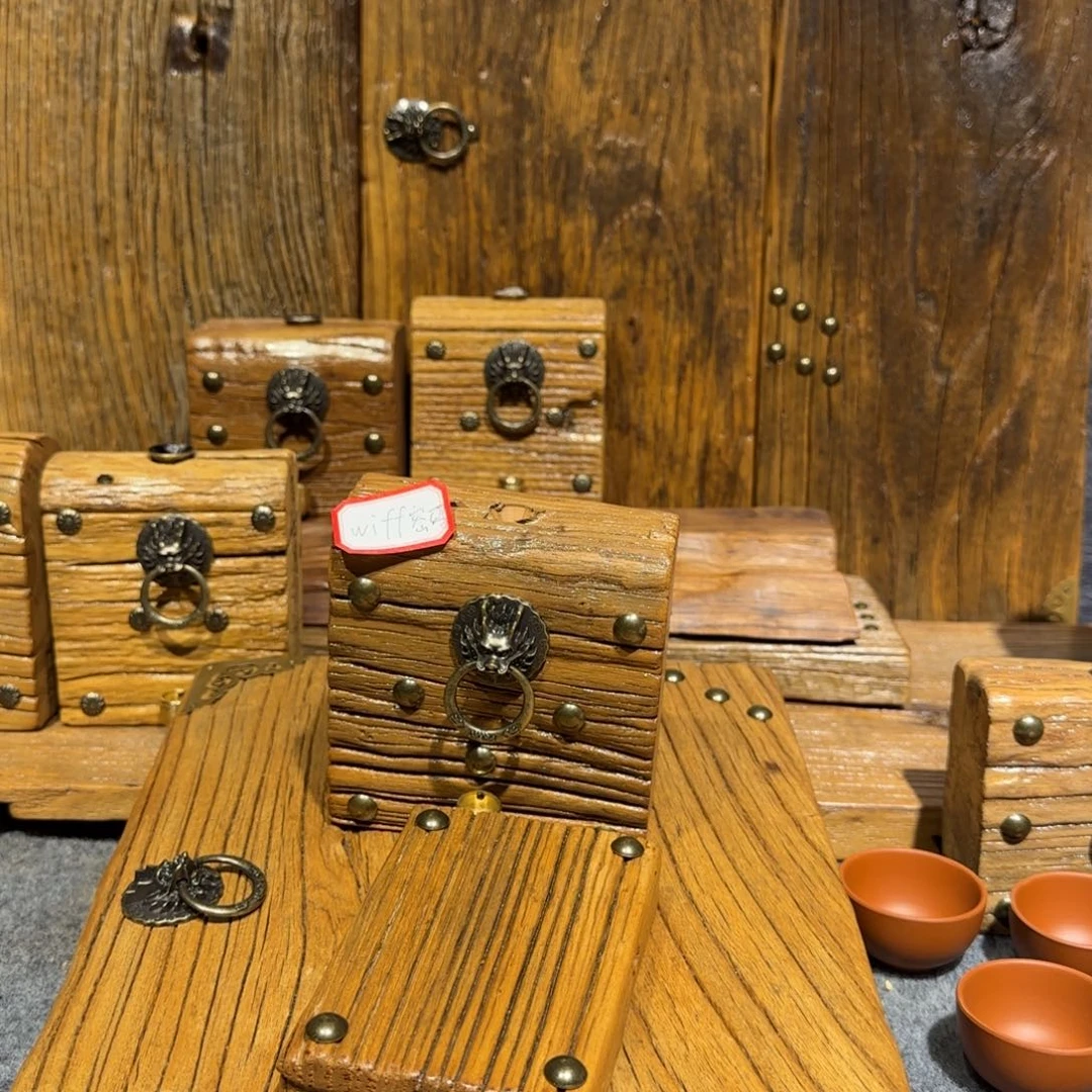 w***️木风化茶盘茶杯托倒流香一物一拍