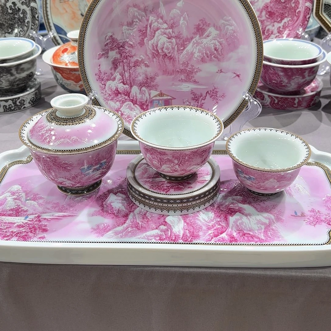 瓷片景德镇瓷器精品展示