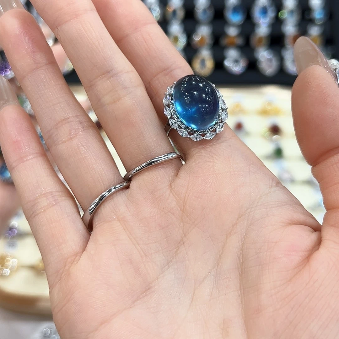 水晶金色拖不保色介意慎拍银托不掉色银S925镶嵌十****s