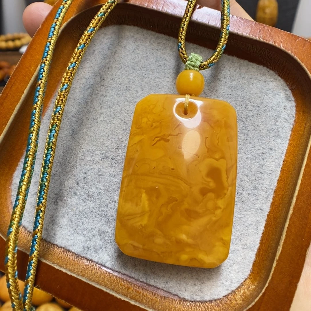 未镶嵌颈饰蜜蜡蜜蜡
