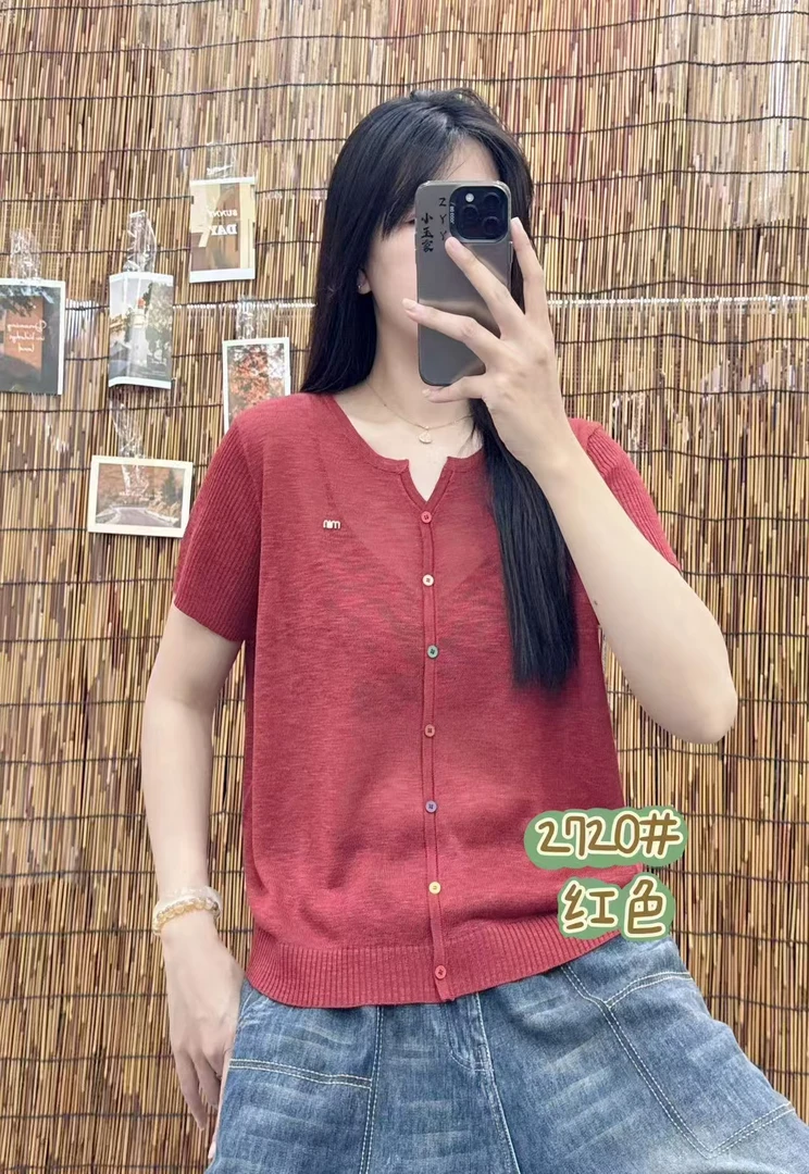 女款短袖针织衫 肆-2720