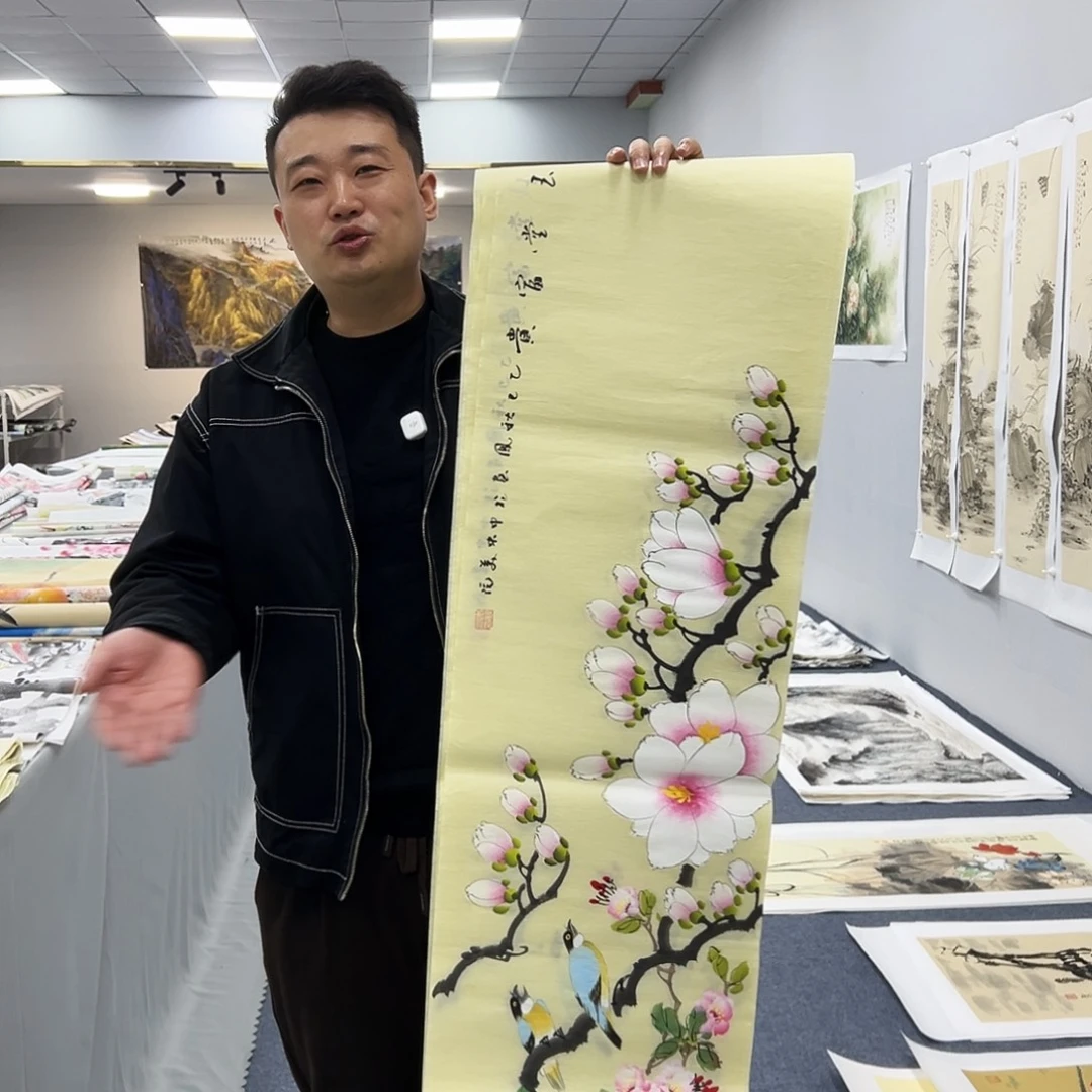 国画国画作品宣纸纯手绘