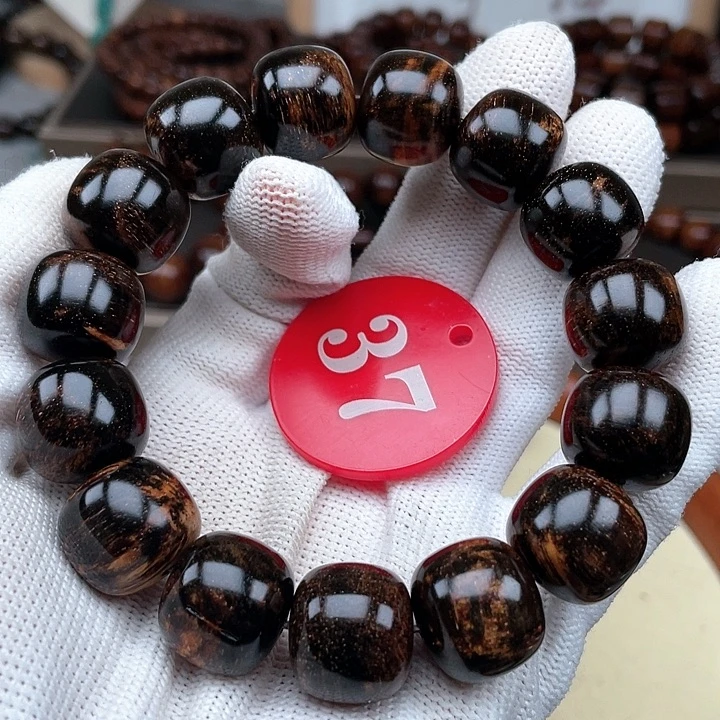 贡木手串/手链重度黑瘤疤1516