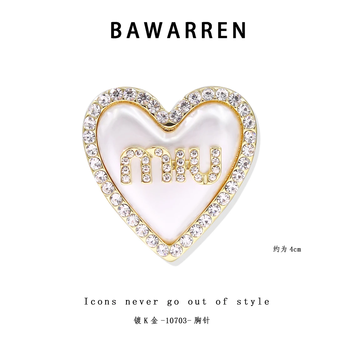 Bawarren 10702-胸针轻奢高档时尚百搭