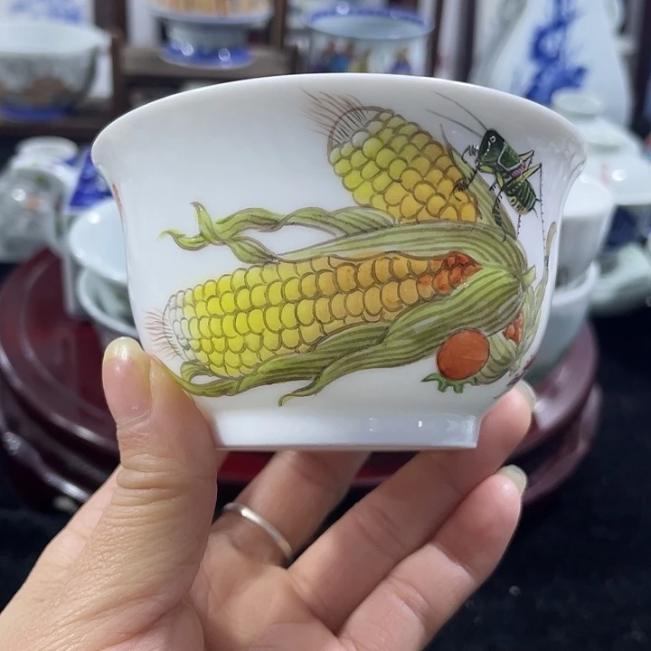 景德镇陶瓷手绘主人杯