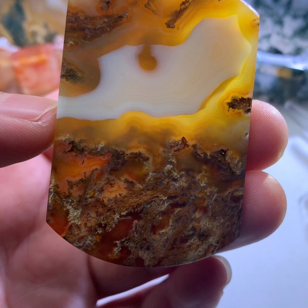 玛瑙/玉髓颈饰未镶嵌王****）