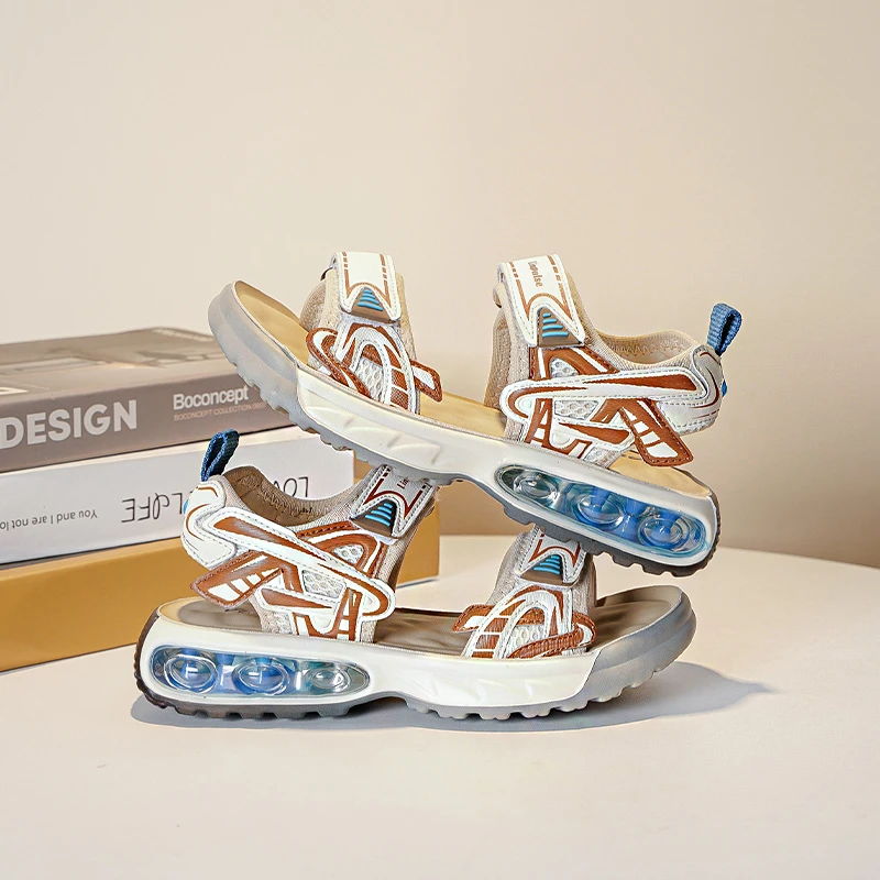 男童夏季凉鞋儿童软底防滑时尚小中大童运动休闲沙滩鞋百搭学生鞋