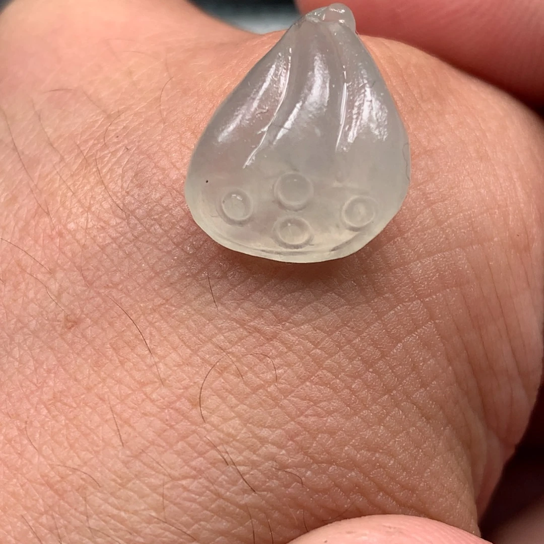 定制翡翠未镶嵌翡翠莲蓬