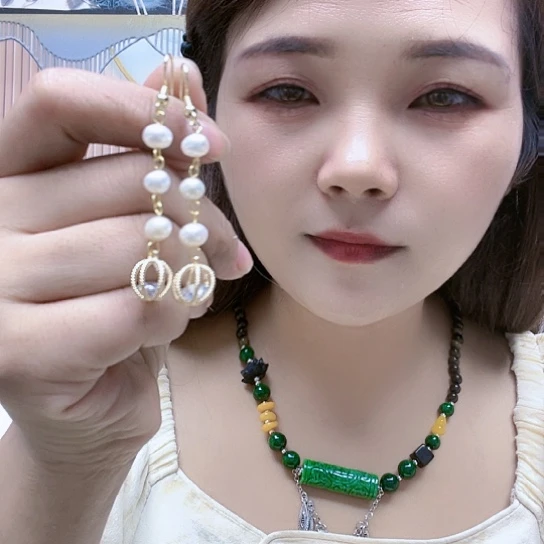 【闪购商品】合金戒指淡水珍珠