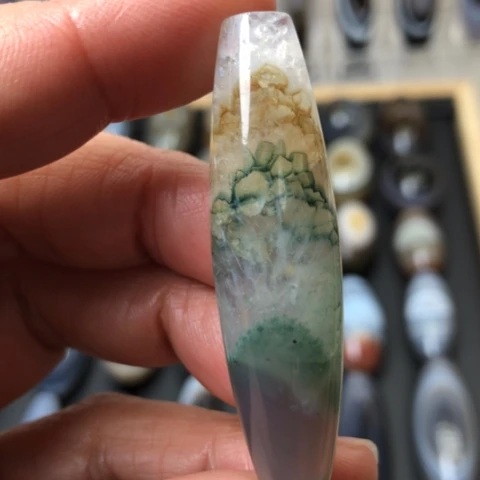 玛瑙/玉髓未镶嵌吊坠(不含链)