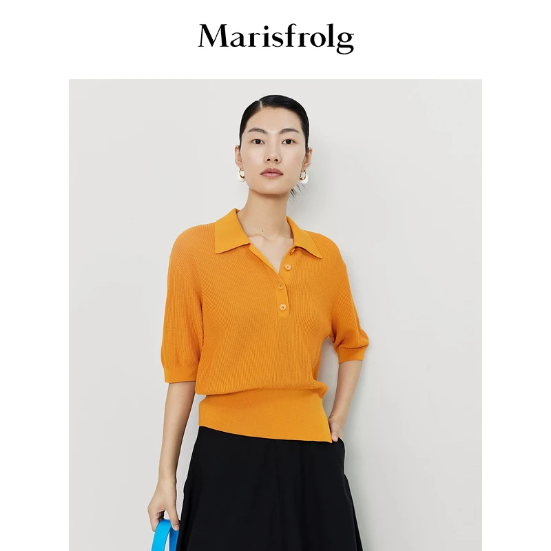 Marisfrolg/玛丝菲尔气质休闲针织衫A1DE1827M