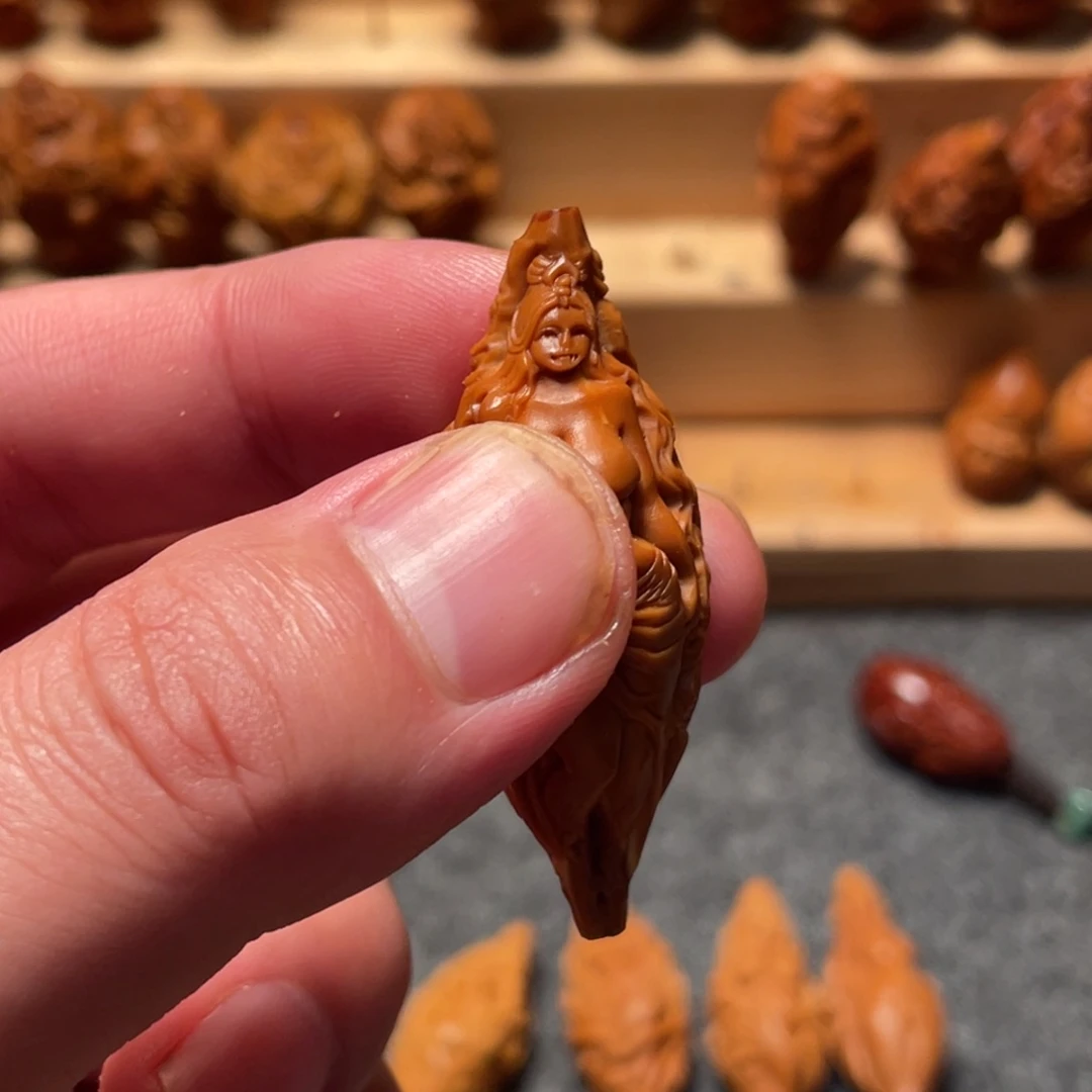 橄榄核手串/手链麒麟美女064