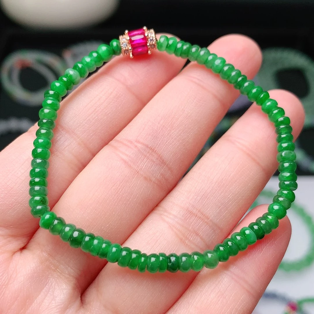 翡翠手链未镶嵌翡翠