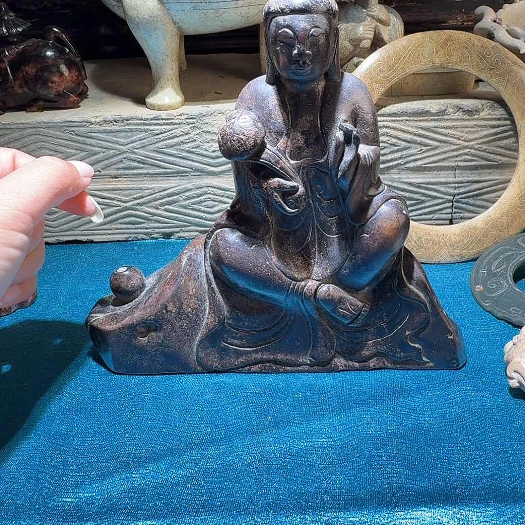 七***茶和田玉未镶嵌挂件