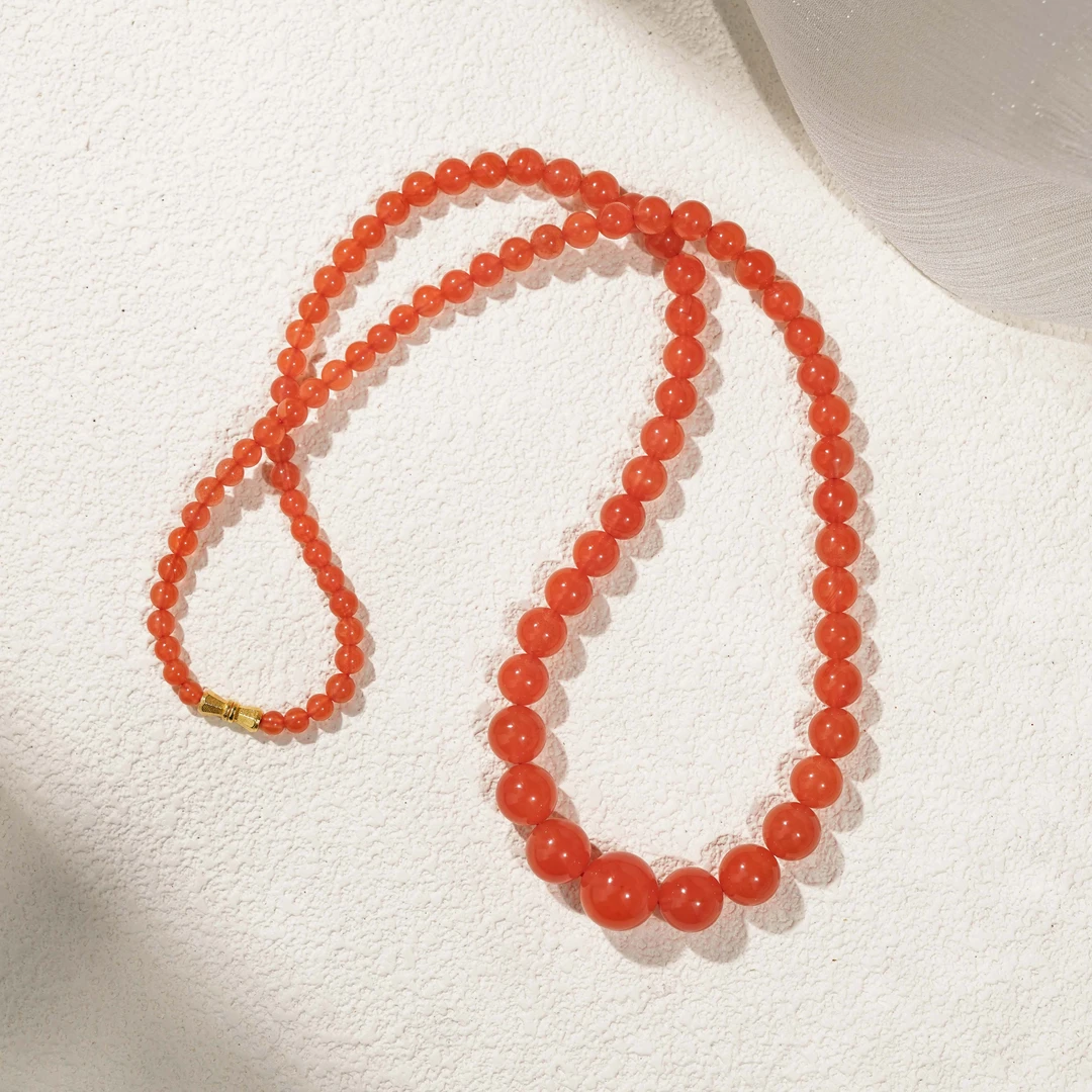 【才云亨通】南红项链（天然珠宝多样性发其一）